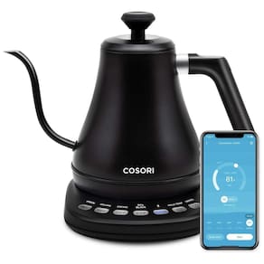 Chaleira Elétrica 0.8 L com Desligamento Automático, 110v, COSORI Electric Gooseneck Kettle, Preto
