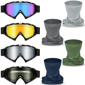 Óculos de motocicleta Tallew para homens e mulheres com capa facial respirável