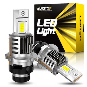 Lâmpadas de neblina AUXITO D4S/D4R 35W 6500K 20000LM, pacote com 2