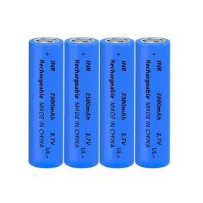 Bateria recarregável Yuntunele 18650 3,7V 3500mAh (pacote com 4)