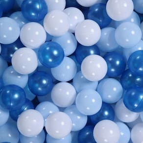 Ball Pit Balls GOGOSO Blue para bebês, crianças e crianças pequenas 100 unidades