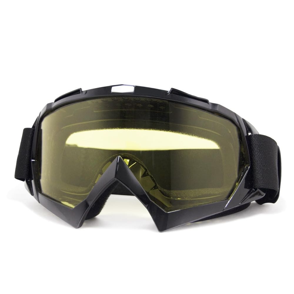 Óculos Shutuan Motorcycle ATV Dirt Bike UV400 preto/amarelo