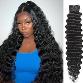 Pacotes de cabelo Fdola Deep Wave 30 polegadas 12A Cabelo humano brasileiro