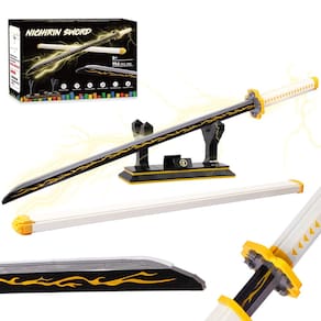 Conjunto de construção Demon Slayer Zenitsu Sword 1m com bainha 6+