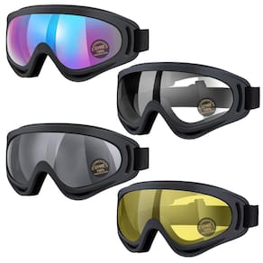 Óculos de motocicleta Vatefery Kids, pacote com 2 unidades, anti-UV para todas as idades