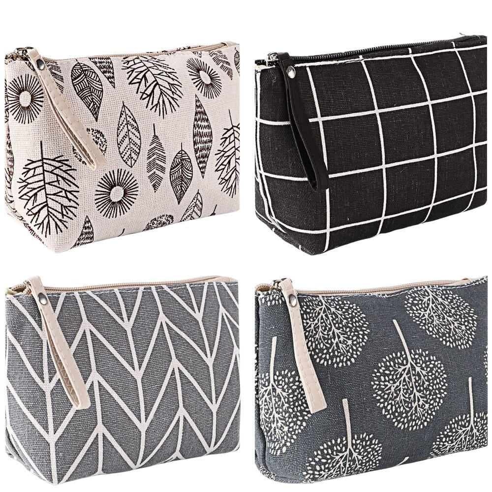 Bolsa de cosméticos de lona SUMAJU Multifuncional Travel, 4 unidades