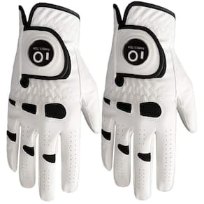 Luva de golfe FINGER TEN masculina Left Hand Right, pacote com 2 unidades, tamanho S-XL