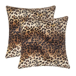 Capas de almofada CARRIE HOME Leopard Cheetah Print 66 x 66 cm (conjunto 2)