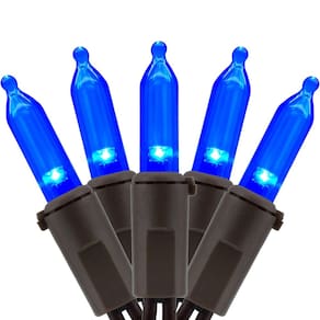 Luzes de Natal LED YULETIME Blue 66 pés e 200 unidades com certificação UL