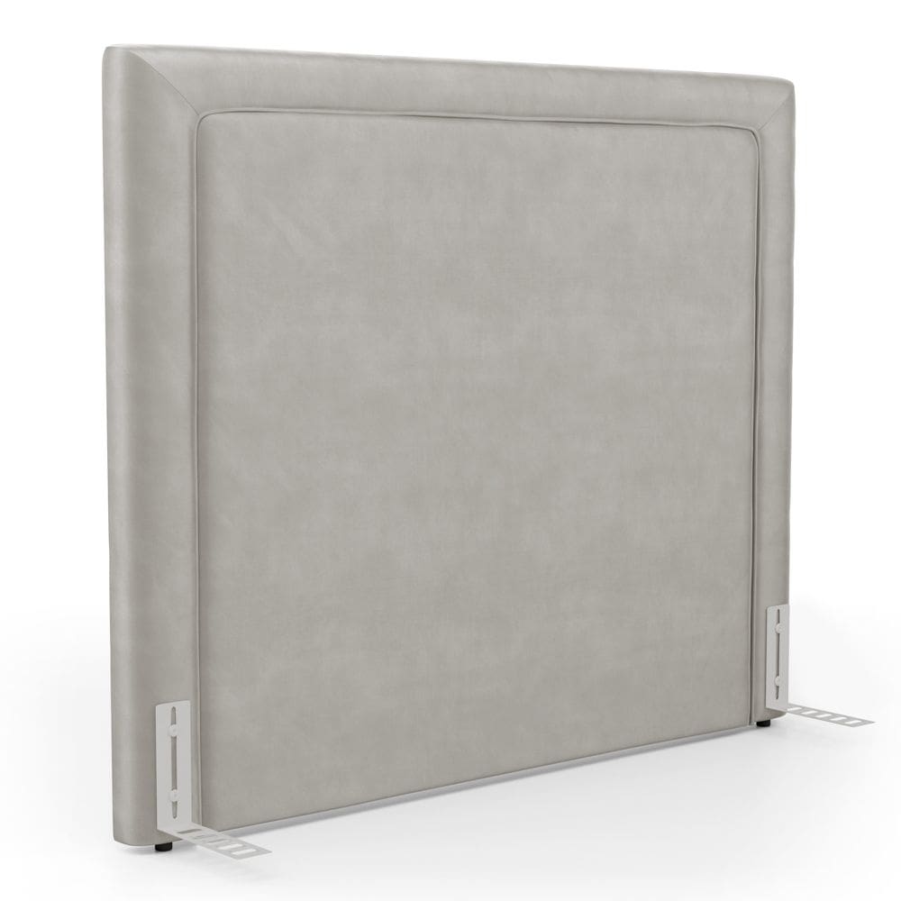 Cabeceira Cama Box King Size Alba 195cm com Frame Veludo Bege Claro - Desk Design