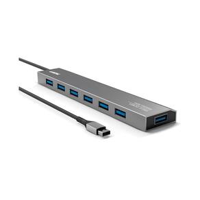 HUB USB-C - 7 portas USB 3.2 - Linha Aluminium - Comtac 24129452