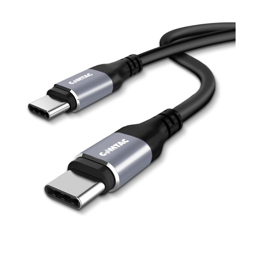 Cabo USB-C - 1 metro - Carregamento Rapido - PD100W - Preto - Comtac 20129478