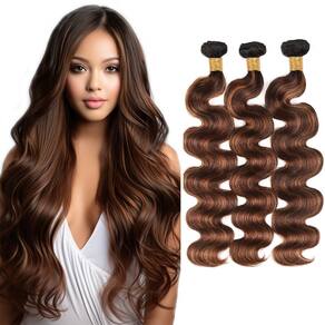 Extensões de cabelo Biottihair Highlight Bundles Body Wave P4/30