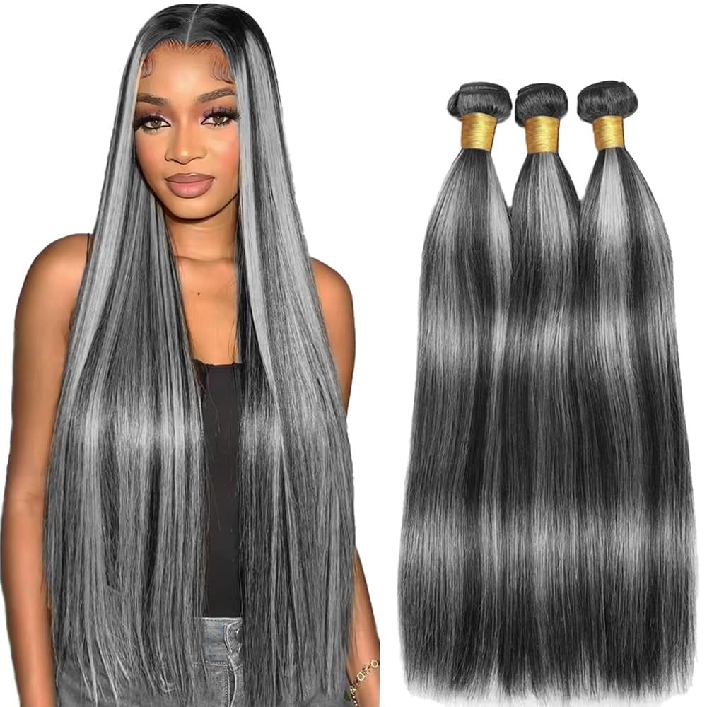 Pacotes de cabelo YOUNGHANN Ombre Straight Brazilian 20 22 24in