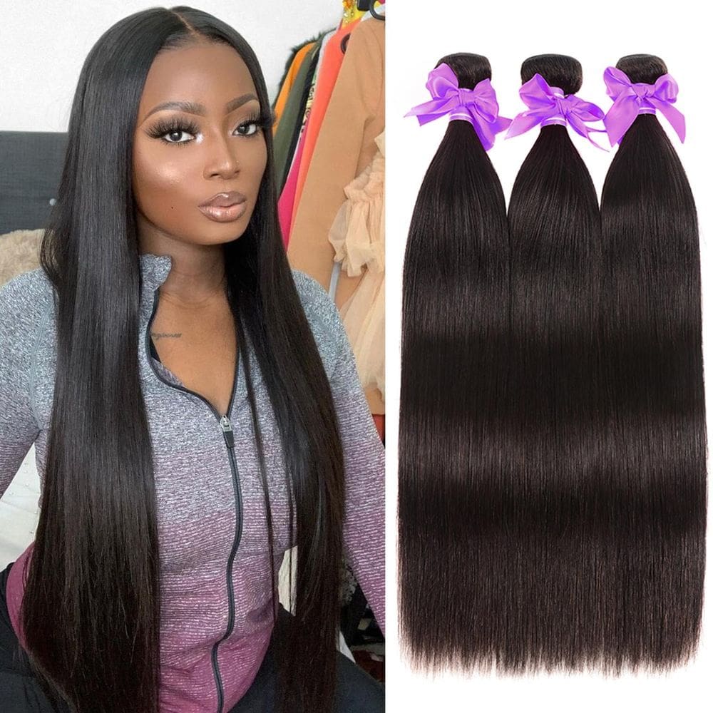 Pacotes de cabelo Tandovee 10A Human Hair 100% virgem brasileira