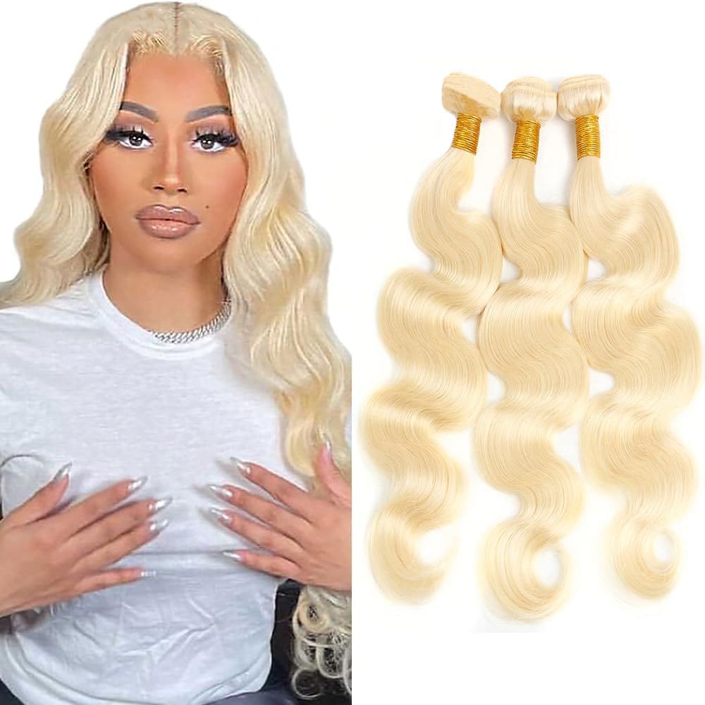Pacotes de cabelo Biottihair Blonde 613 Body Wave 30-40cm