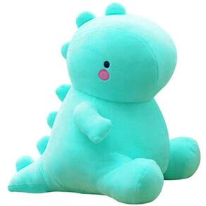 Brinquedo de pelúcia VHYHCY Cute Dinosaur Stuffed Bich 50 cm azul claro