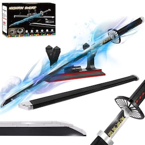 Conjunto de construção Demon Slayer Kamado Tanjiro Sword 100 cm com suporte
