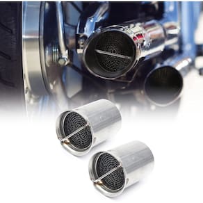 Silenciador de defletor de escape, silenciador, 2 peças para tubo de motocicleta de 5 cm