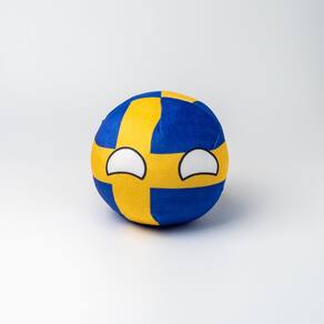 Almofada de pelúcia Truepollandball Countryball Polandball Polandball
