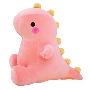 Brinquedo de pelúcia DUANMUL Cute Dinosaur Stuffed Bich 32 cm rosa