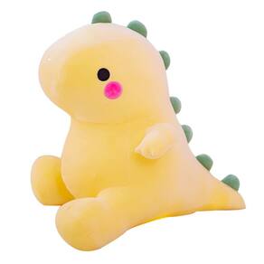 Brinquedo de pelúcia DUANMUL Cute Dinosaur Stuffed Bich 32 cm amarelo