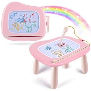 Brinquedo educacional Magnetic Drawing Doodle Board Pad de 1-2 anos