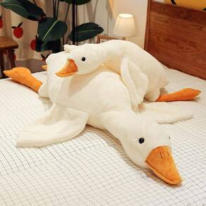 Brinquedo de pelúcia CottonStar Goose de pelúcia de 90 cm branco