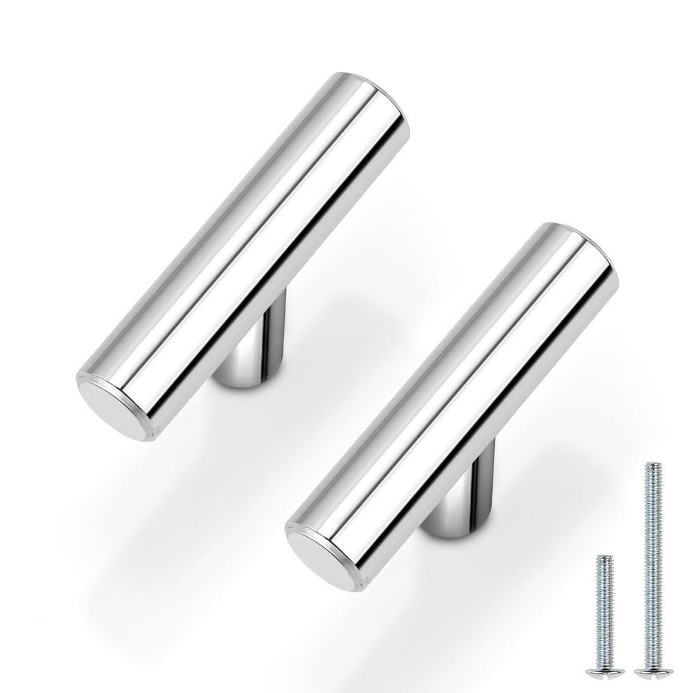 Hardware de gabinete Probrico Knobs em aço inoxidável de 5 cm, pacote com 10