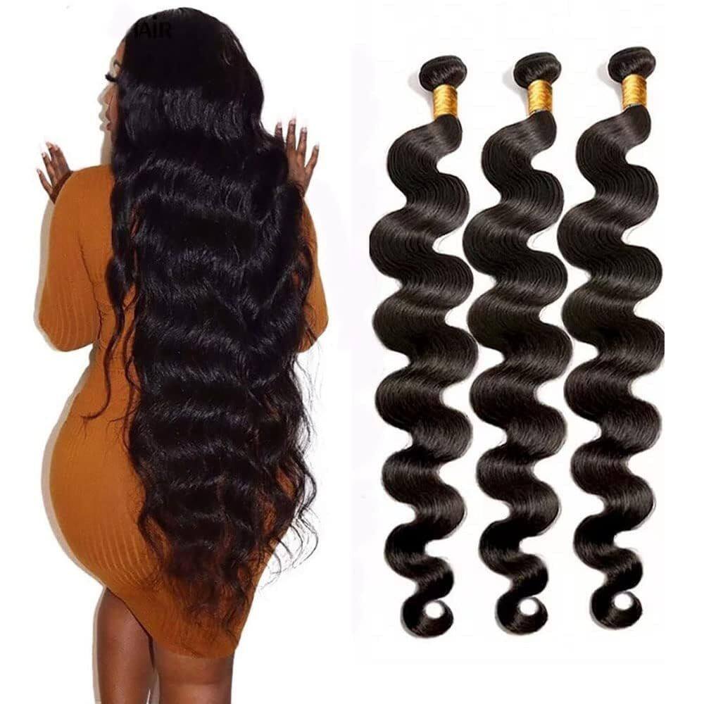 Pacotes de cabelo WOTOTA 10A Body Wave 100% cabelo virgem brasileiro