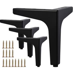 Pernas de móveis La Vane Metal 13 cm, ferro e diamante, triângulo x4