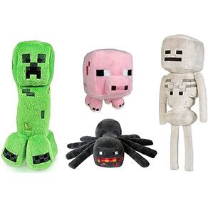 Brinquedo de pelúcia OVITTAC Creeper Piggy Skeleton Shooter Spider