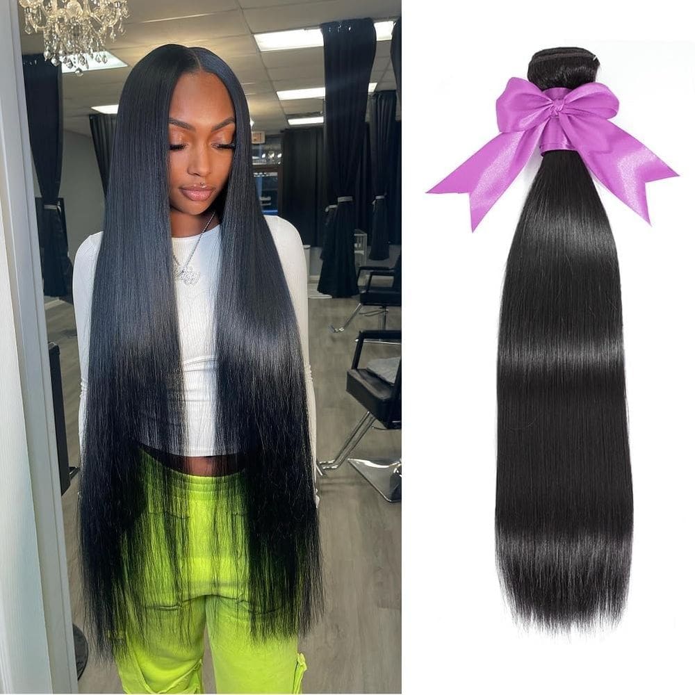 Pacotes de cabelo Uniferry 12A Straight Brazilian 60cm 100% virgem