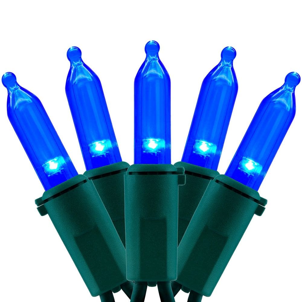 Luzes de Natal YULETIME 200 Blue LED 20m Green Wire