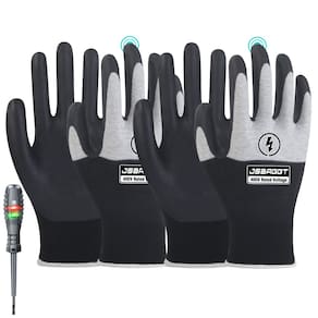 Luvas de eletricista JSBAGGT 6PCS 400V Resistência à tensão