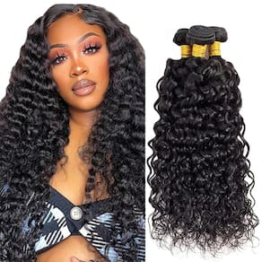 Pacotes de cabelo YOUNGHANN Water Wave 24cm Brazilian Virgin Hair