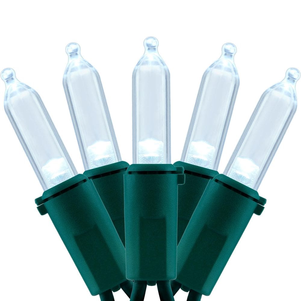 Luzes de Natal YULETIME 200 Cool White LED 20m Green Wire