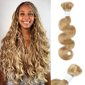 Liquido de cabelo com trança humana Body Wave Curly #27 100g