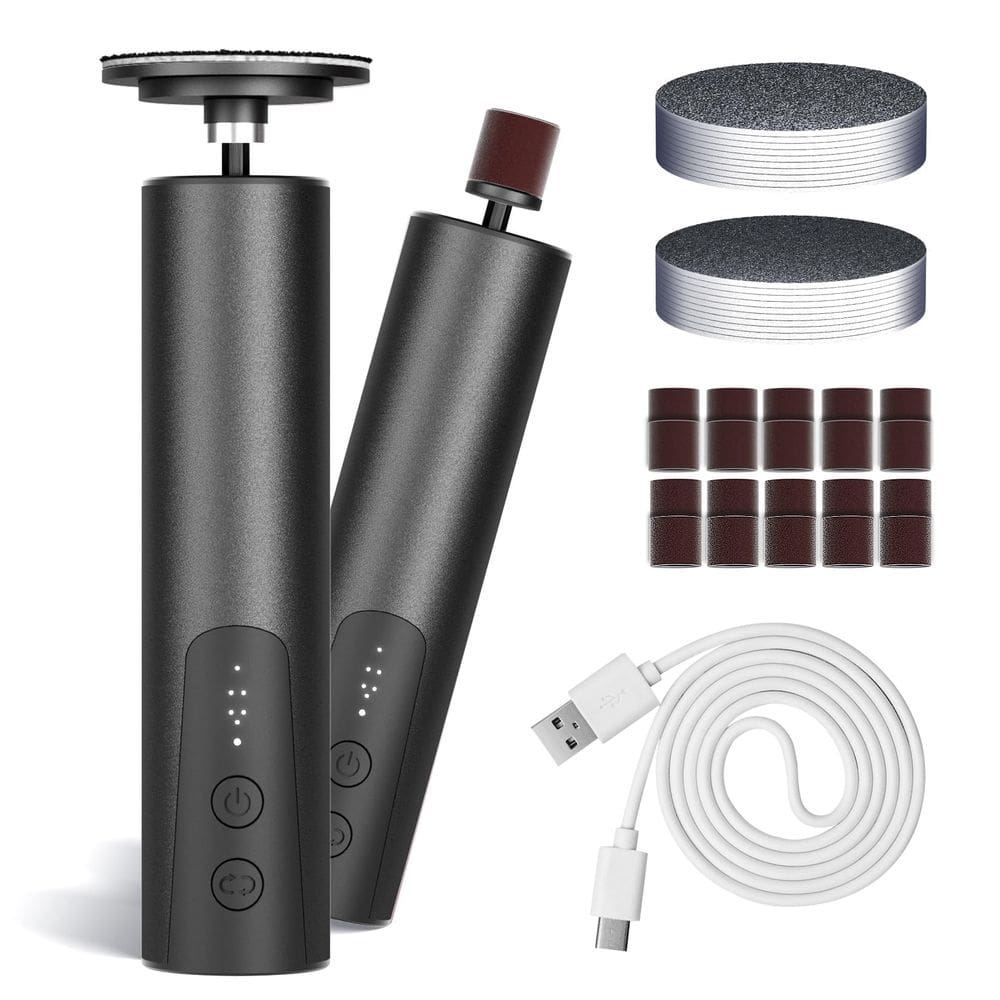 Removedor de calos elétrico Krofaue USB recarregável de 6 engrenagens