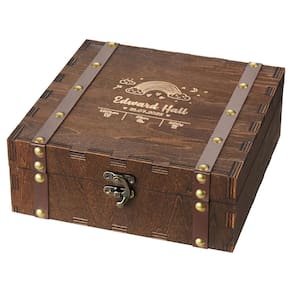 Caixa de lembrança AW BRIDAL Caixa de memória personalizada de madeira para bebês