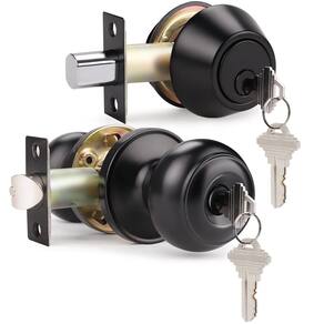 Fechaduras de porta Handleset Probrico Keyed Alike Entry com fechadura