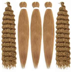 Cabelo trançado Cabelo boho pré-esticado para trançar 22 polegadas