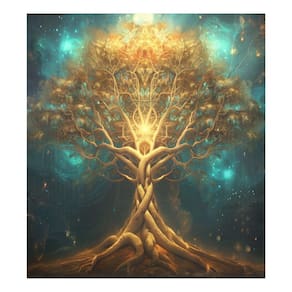 Tampa magnética para lava-louças Sletend Tree of Life 23x26 cm PVC