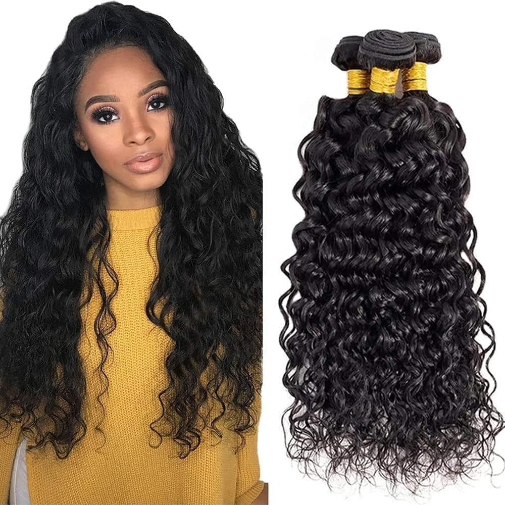 Pacotes de cabelo YOUNGHANN Water Wave Brazilian Virgin Hair