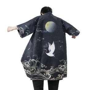 Casaco de lã quimono Seidarise Demon Slayer Haori para homem