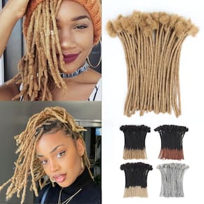 Dreadlock Extensions Vecago 50 Strands 0,4 cm 100% cabelo humano