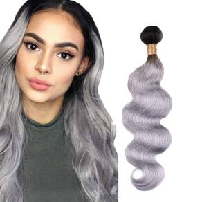 Extensões de cabelo Freiuoke Body Wave 26cm Brazilian Remy Hair