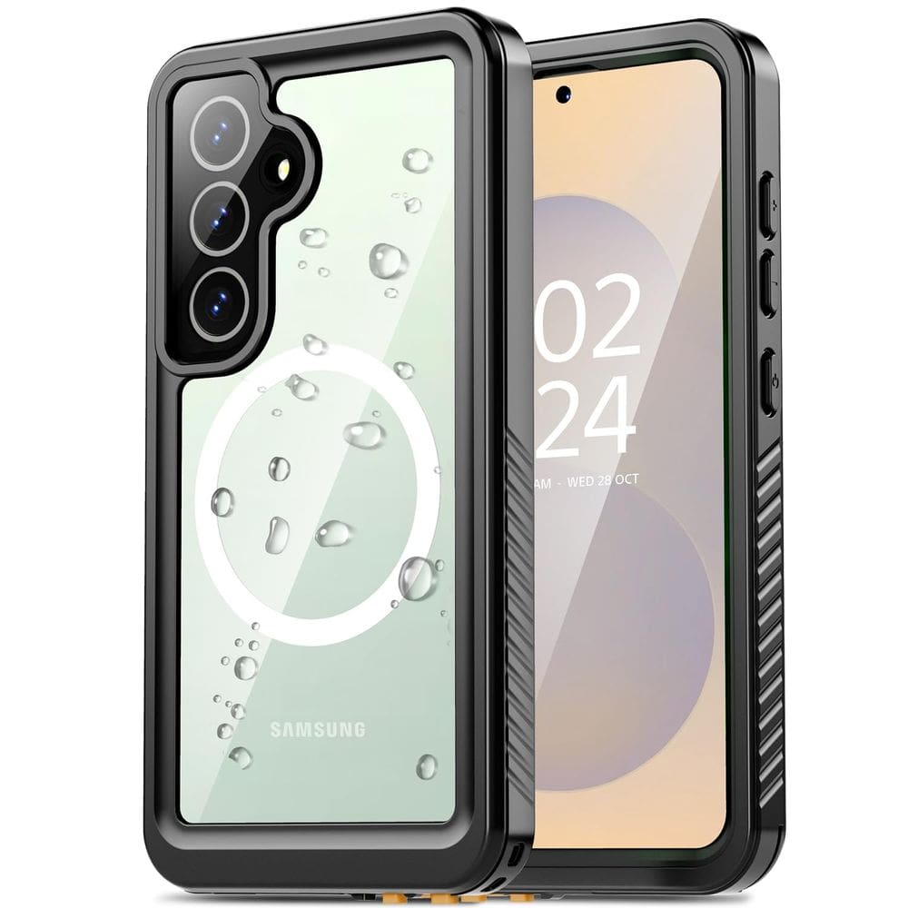 Capa impermeável Oterkin para Samsung Galaxy S25 com MagSafe Black