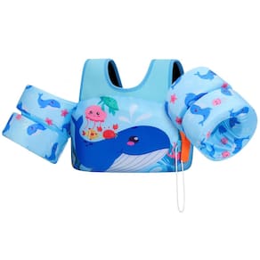 Colete de natação HeySplash Kids Toddler 10-32 kg Puddle Jumper azul