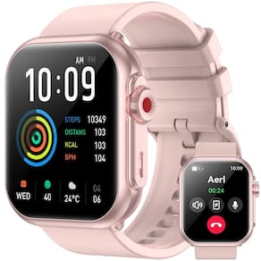 Relógio inteligente Jacoosa 1.85, tela HD, mais de 110 modos esportivos, IP68